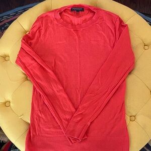 Banana Republic Vibrant Red Silk Cashmere Top
